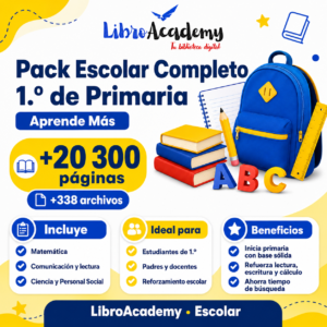 Pack Escolar Completo – 1.º de Primaria