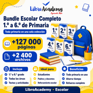 Mega Pack Completo de Primaria – 1.º a 6.º Grado
