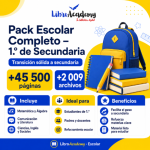 Pack Escolar Completo – 1.º de Secundaria