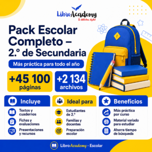 Pack Escolar Completo – 2.º de Secundaria