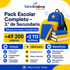 Pack Escolar Completo – 3.º de Secundaria