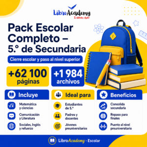 Pack Escolar Completo – 5.º de Secundaria