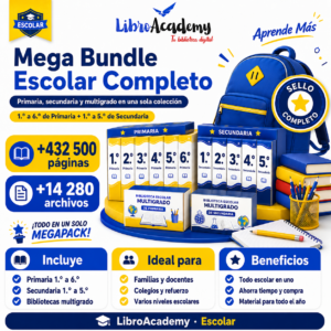 Mega Biblioteca Escolar LibroAcademy – Primaria y Secundaria