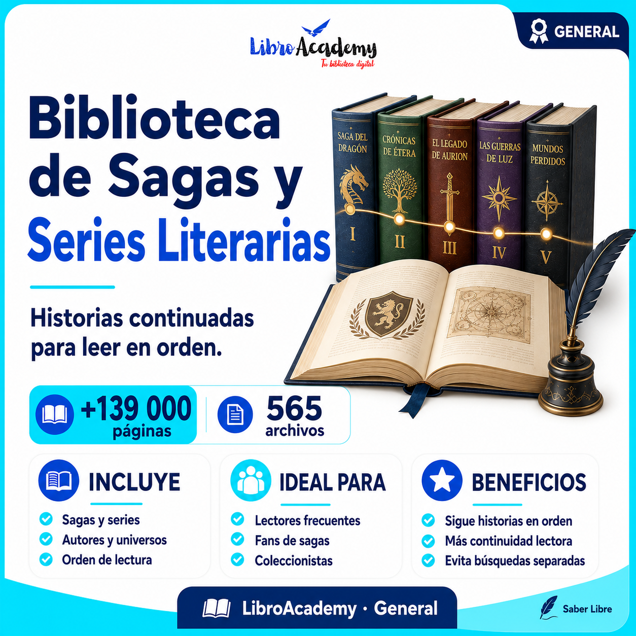 Biblioteca de Sagas y Series Literarias
