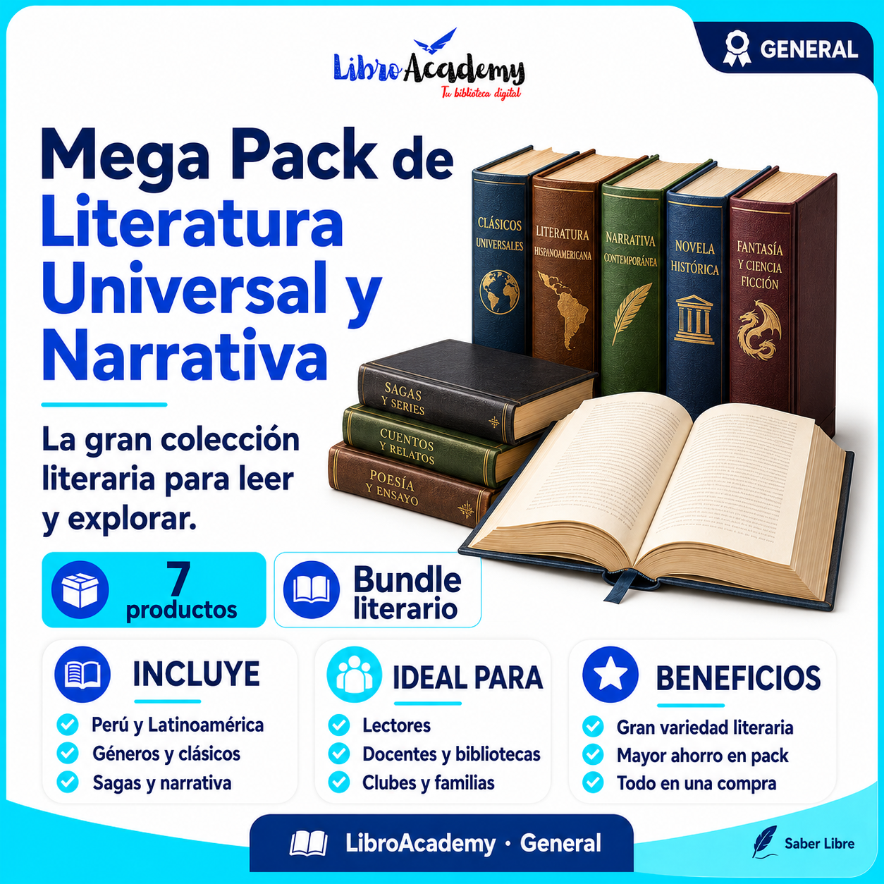 Mega Pack de Literatura Universal y Narrativa