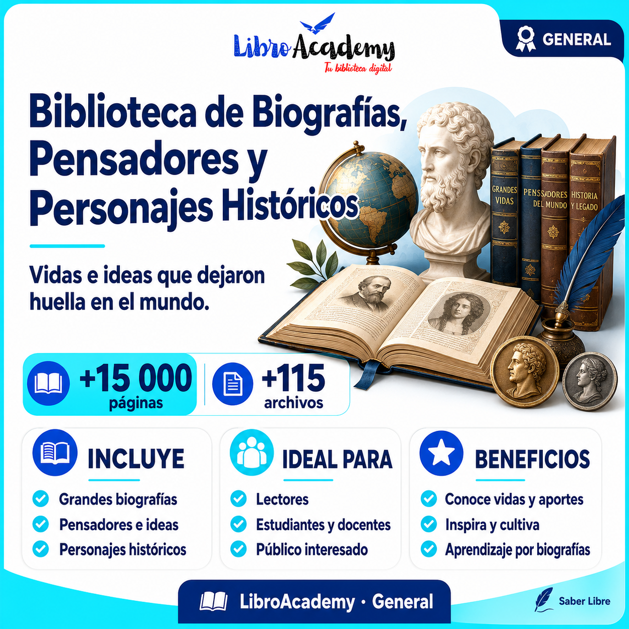 Biblioteca de Biografías, Pensadores y Personajes Históricos