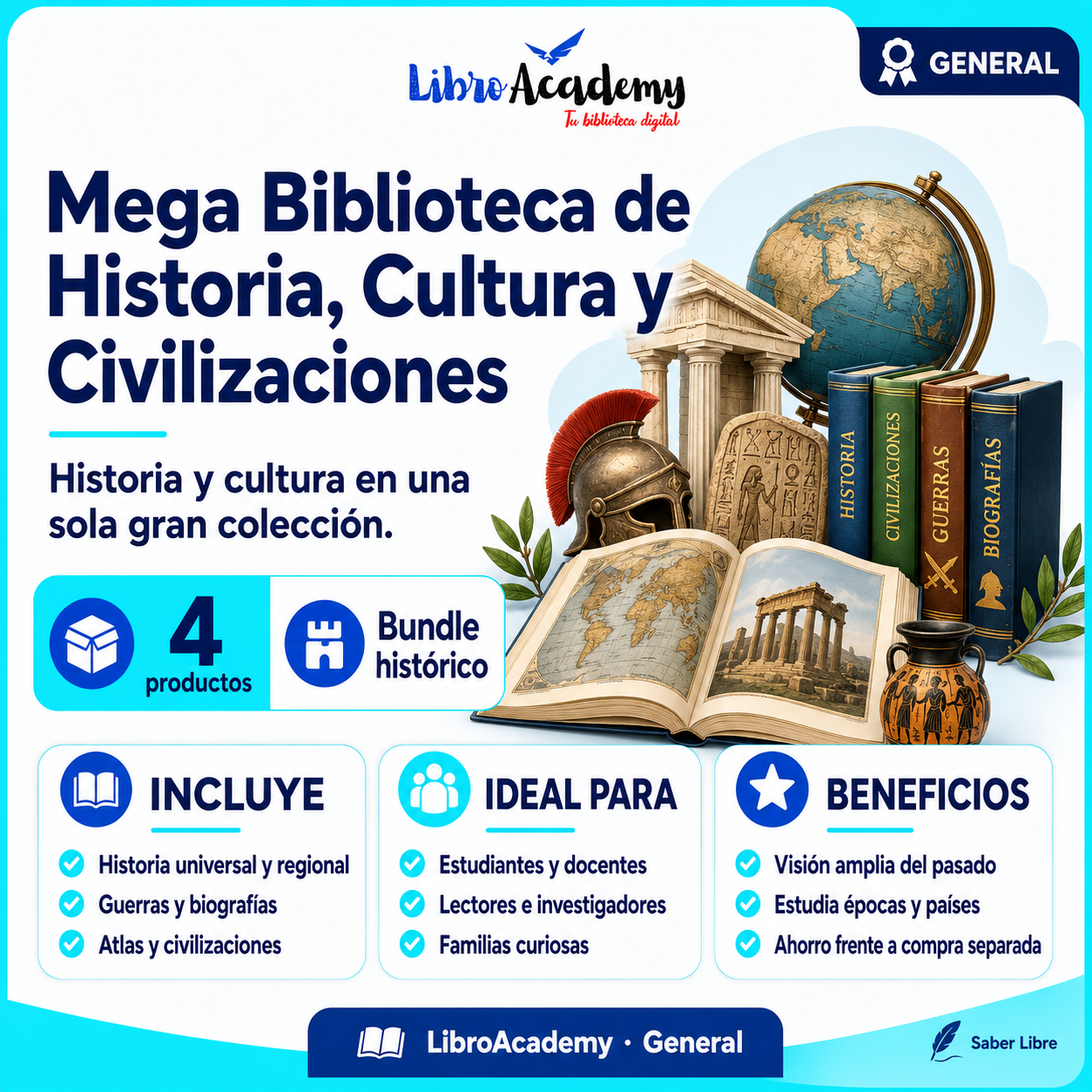 Mega Biblioteca de Historia, Cultura y Civilizaciones