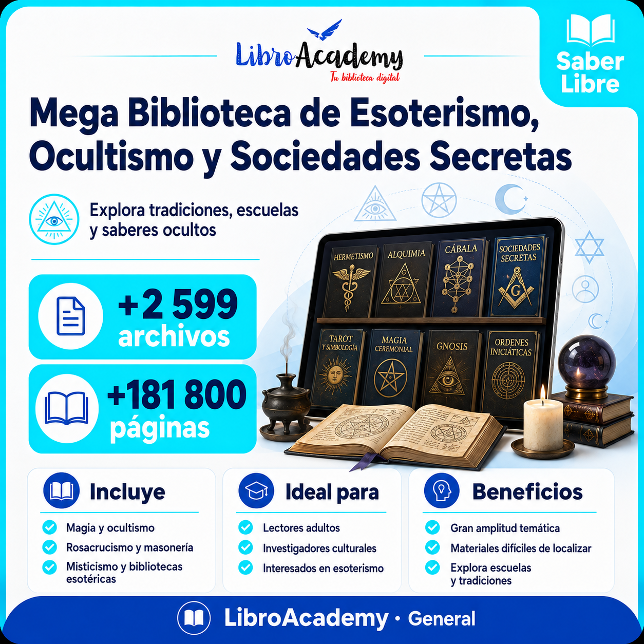 Mega Biblioteca de Esoterismo, Ocultismo y Sociedades Secretas