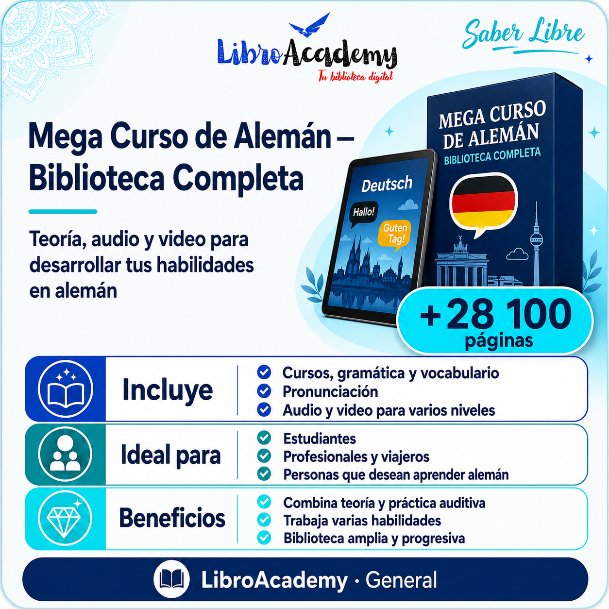 Mega Curso de Alemán — Biblioteca Completa
