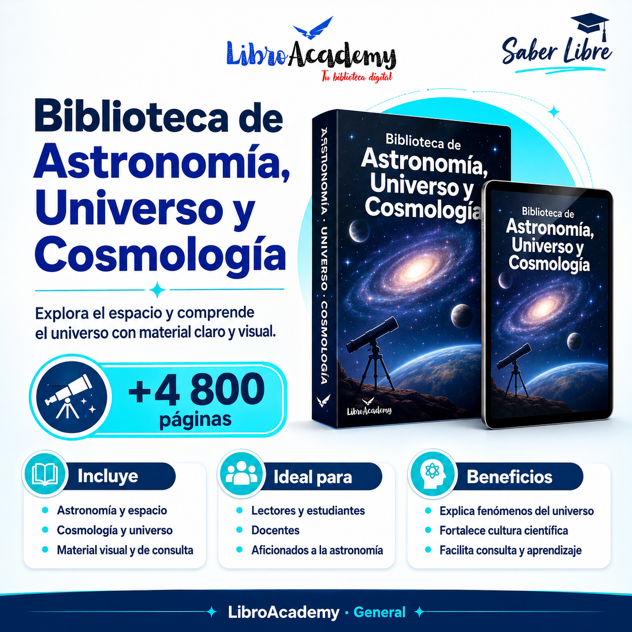 Biblioteca de Astronomía, Universo y Cosmología