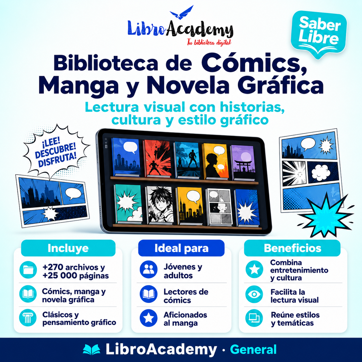 Biblioteca de Cómics, Manga y Novela Gráfica