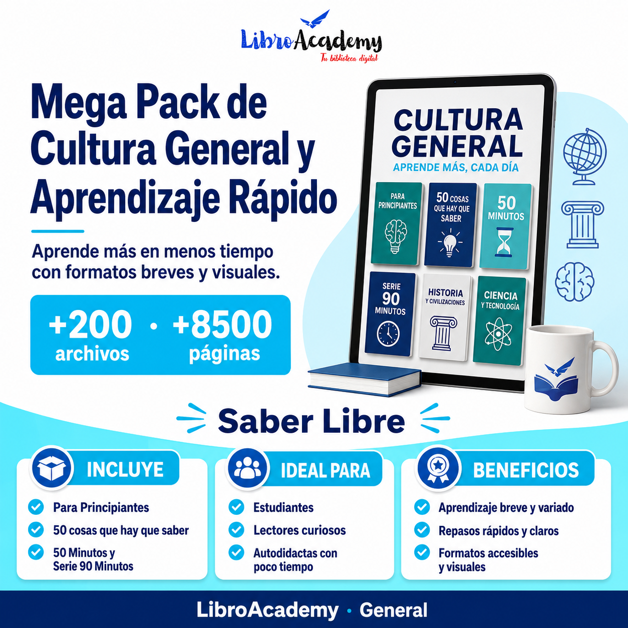 Mega Pack de Cultura General y Aprendizaje Rápido