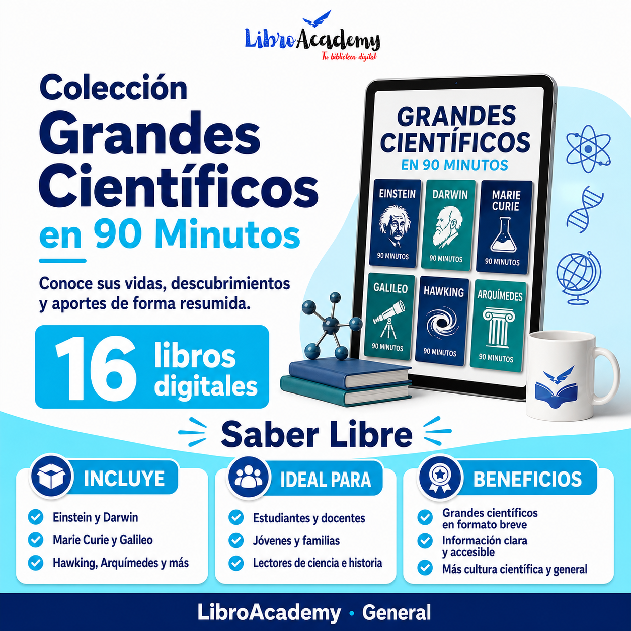Colección Grandes Científicos en 90 Minutos