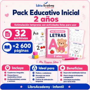 Pack Educativo Inicial – 2 años