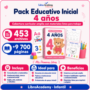 Pack Educativo Inicial – 4 años