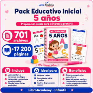 Pack Educativo Inicial – 5 años