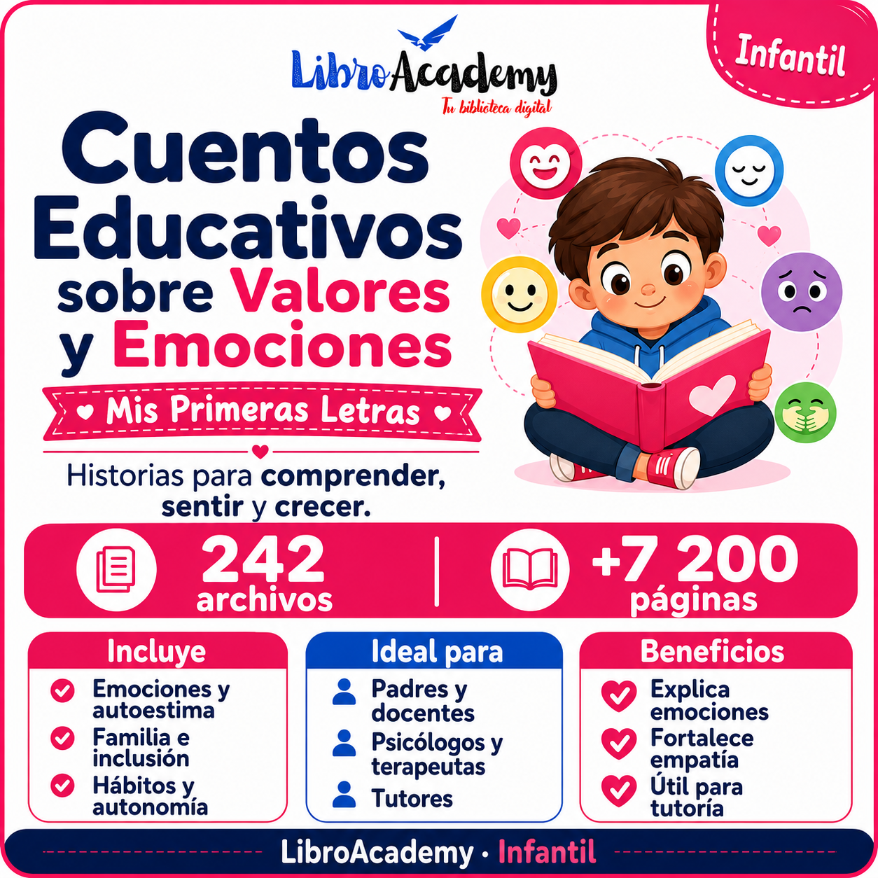 Biblioteca de Cuentos Educativos sobre Valores y Emociones