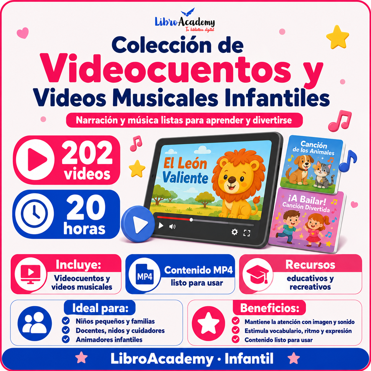 Colección de Videocuentos y Videos Musicales Infantiles