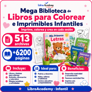 Mega Biblioteca de Libros para Colorear e Imprimibles Infantiles