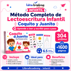 Método Completo de Lectoescritura Infantil Coquito y Juanito