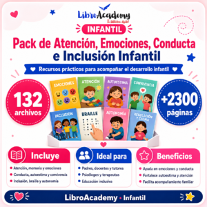 Pack de Atención, Emociones, Conducta e Inclusión Infantil