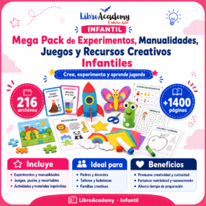 Mega Pack de Experimentos, Manualidades, Juegos y Recursos Creativos Infantiles