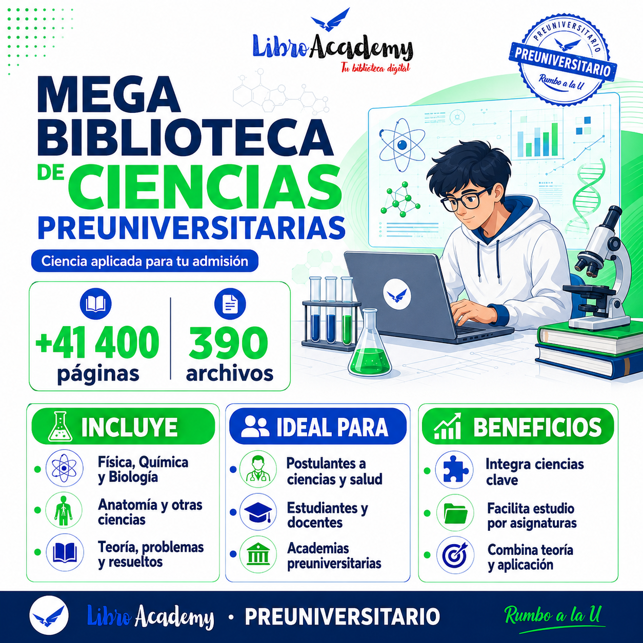 Mega Biblioteca de Ciencias Preuniversitarias