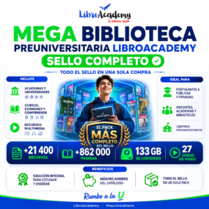Mega Biblioteca Preuniversitaria LibroAcademy – Sello Completo