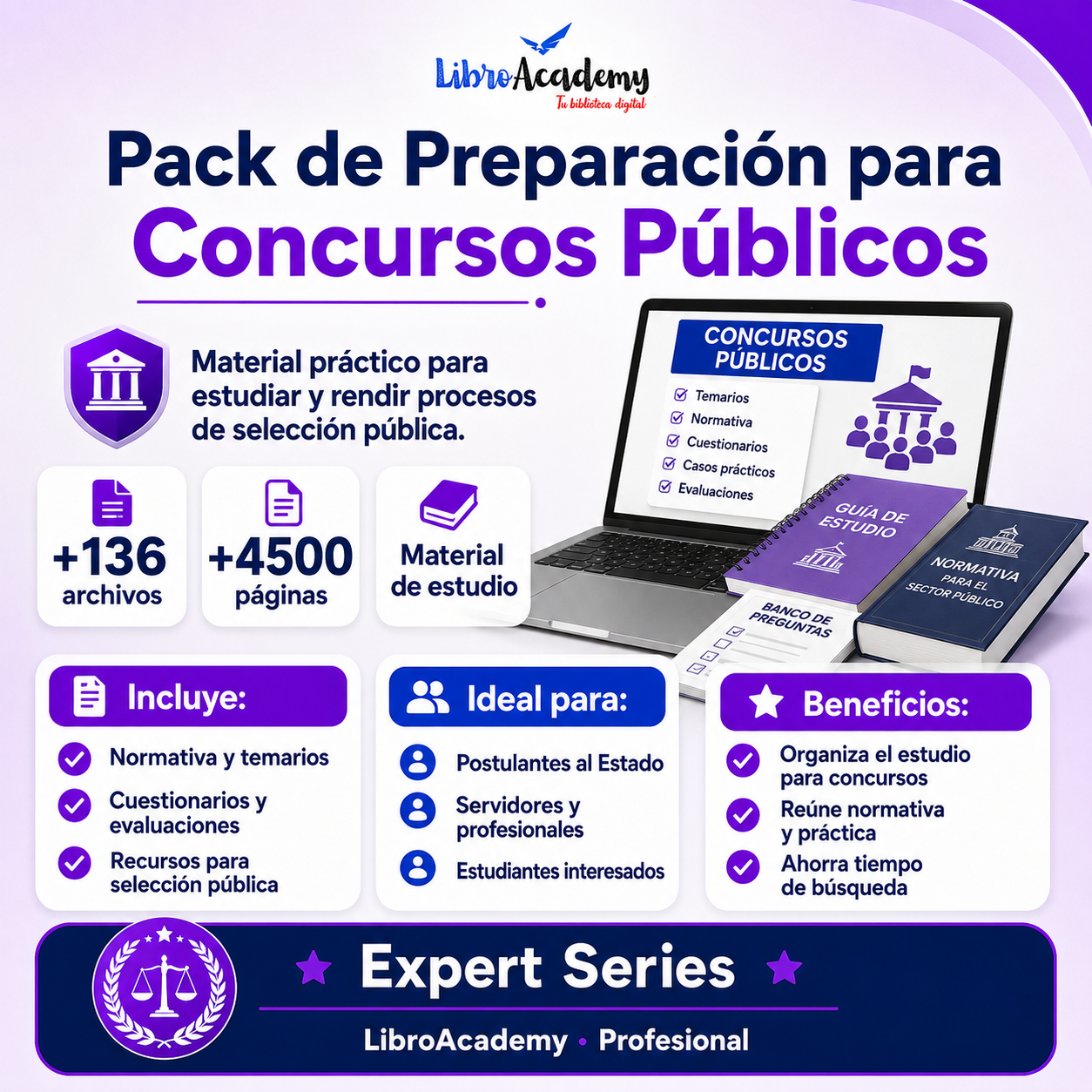 Pack de Preparación para Concursos Públicos