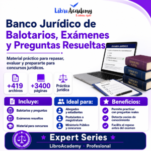Banco Jurídico de Balotarios, Exámenes y Preguntas Resueltas