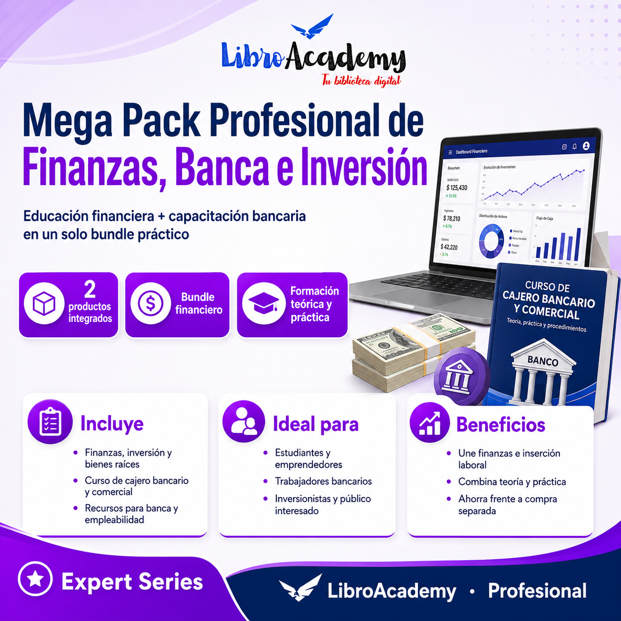 Mega Pack Profesional de Finanzas, Banca e Inversión