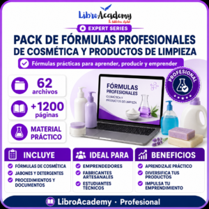 Pack de Fórmulas Profesionales de Cosmética y Productos de Limpieza