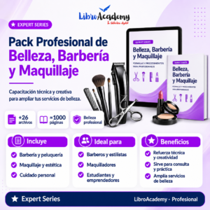 Pack Profesional de Belleza, Barbería y Maquillaje