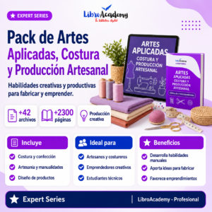 Pack de Artes Aplicadas, Costura y Producción Artesanal