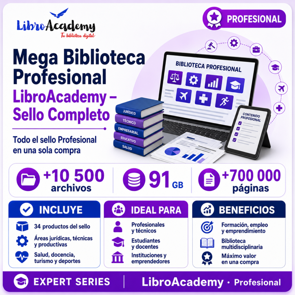 Mega Biblioteca Profesional LibroAcademy – Sello Completo