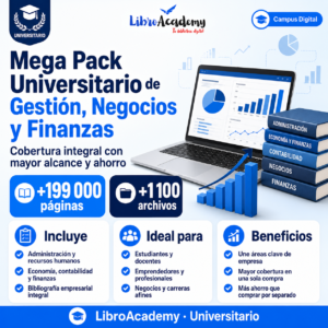Mega Pack Universitario de Gestión, Negocios y Finanzas
