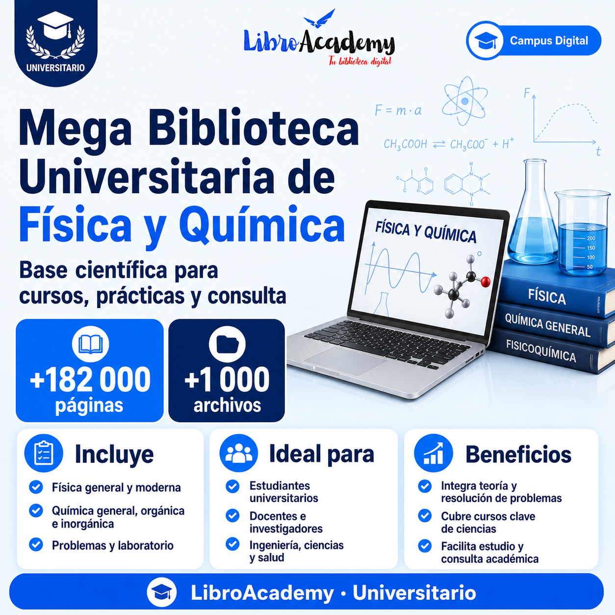 Mega Biblioteca Universitaria de Física y Química