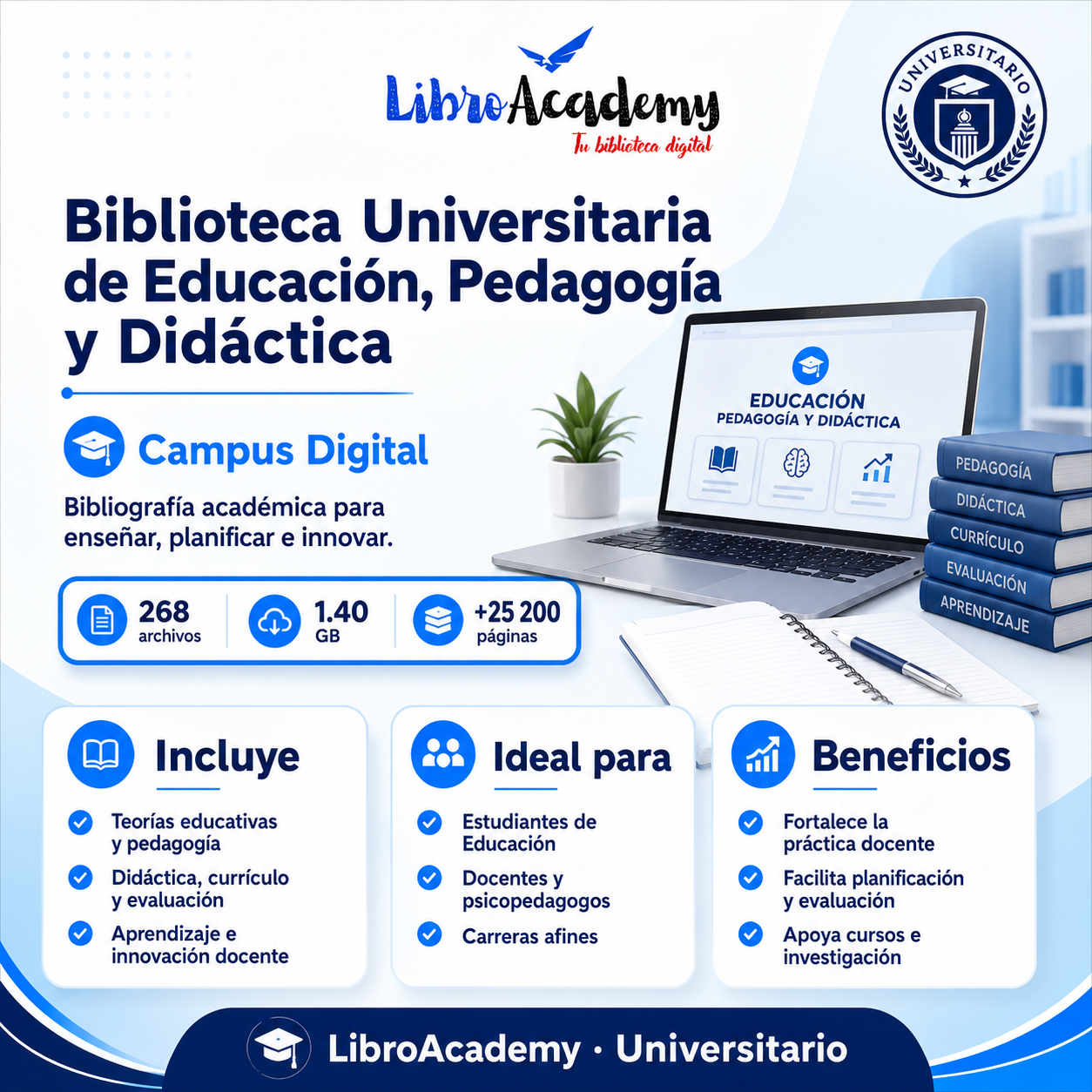 Biblioteca Universitaria de Educación, Pedagogía y Didáctica