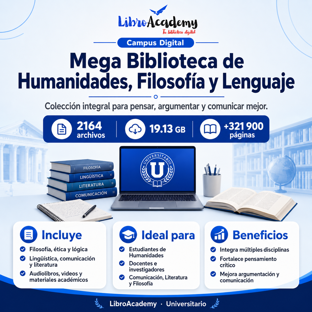 Mega Biblioteca de Humanidades, Filosofía y Lenguaje