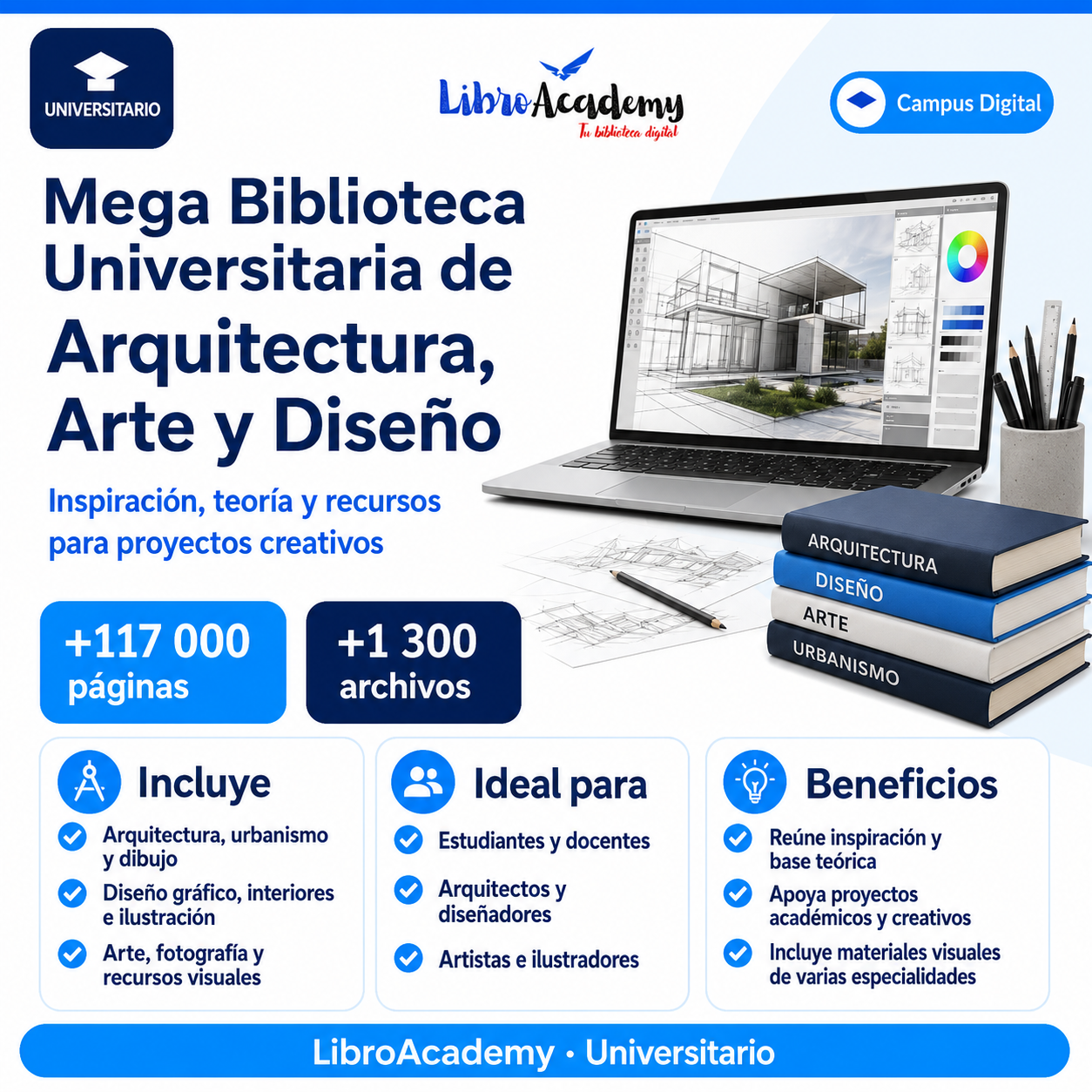 Mega Biblioteca Universitaria de Arquitectura, Arte y Diseño